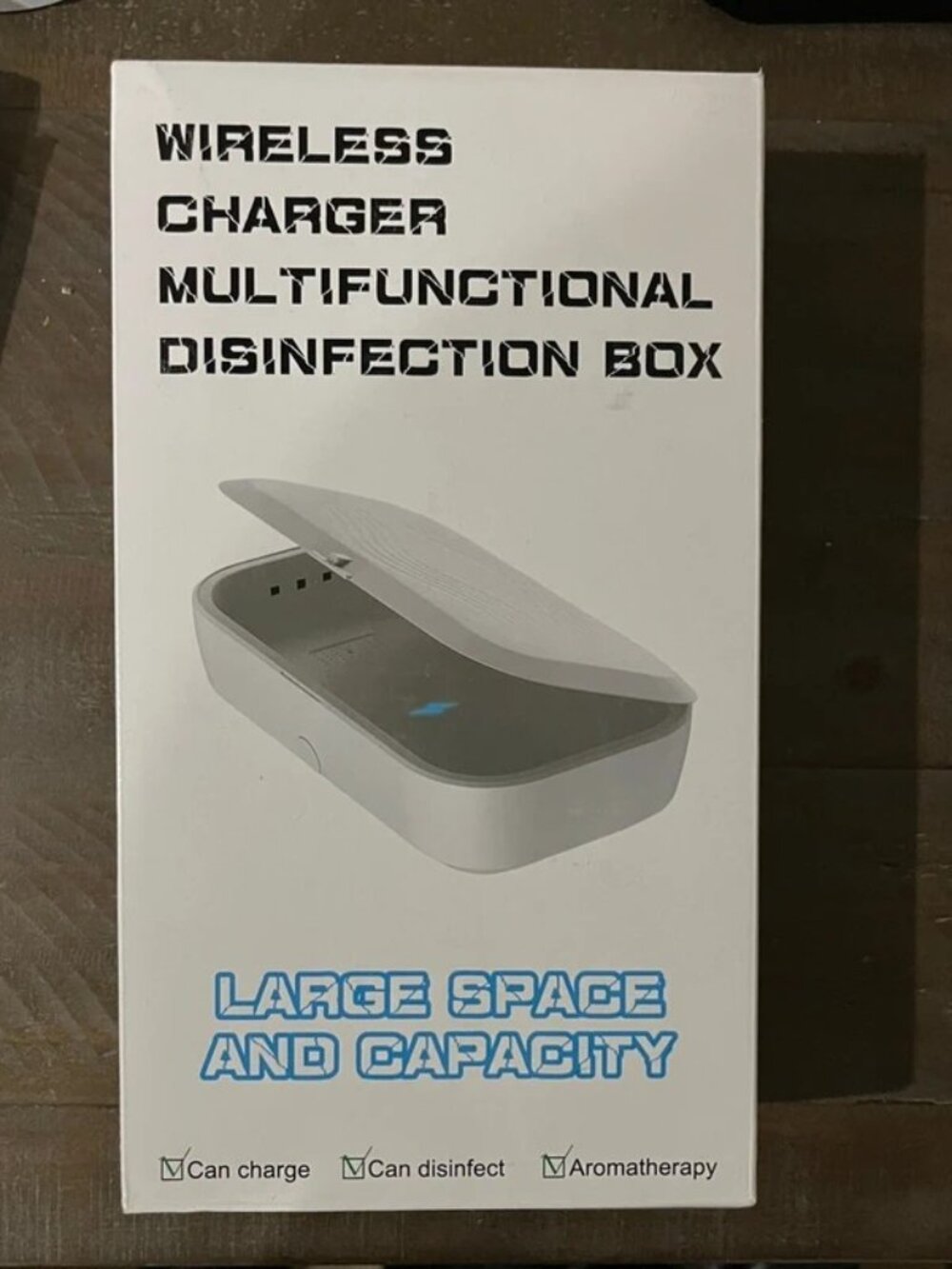3-in-1 UV Disinfection Box & Wireless Charger (New in Box)